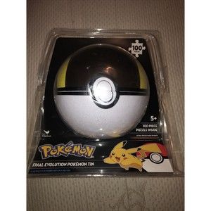 Pokémon Final Evolution Tin 100 Piece Puzzle Cardinal Yellow Black Ball
